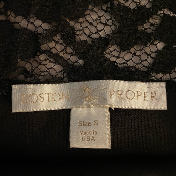 Boston Proper Lace Top Size Small Dark Acadamia FairyGoth - Picture 8 of 9